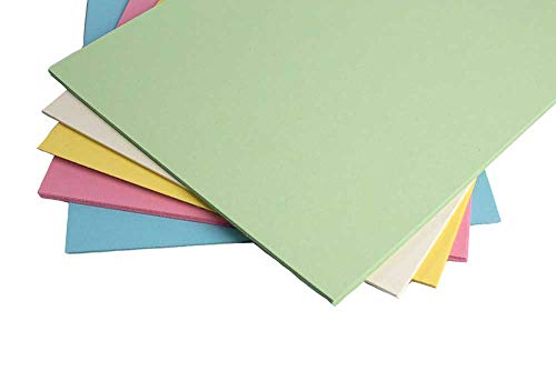 House of Card & Paper A4 220 gsm Card - Assorted Pastel (Pack of 25 Sheets)