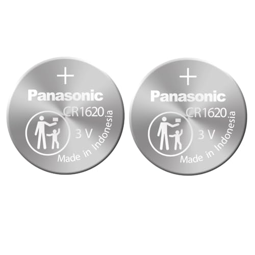 2 x Panasonic CR1620 1620 3V Lithium Batteries