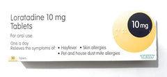 6 Months Supply Loratadine Hayfever & Allergy Relief 10mg Tablets (30x6) GSL