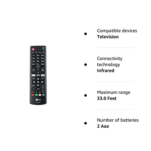 Universal Remote Control for All LG Smart TV LCD LED OLED UHD HDTV 3D 4K TVs AKB75095308