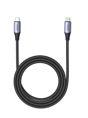 UGREEN USB C to USB C Cable 240W USB 3.1 Gen 2 10Gbps 4K@60Hz Display USB C Charger Cable Compatible with iPhone 15 Pro Max, Galaxy S24 S23 Ultra, iPad Pro/Air, MacBook Pro M3, USB-C Monitor, 1M