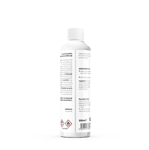 ChemLab - 70% Isopropanol Isopropyl All-Purpose Rubbing Alcohol   Disinfectant, Household Cleaner and Degreaser - Suitable for Electronics, Glass, Removing Grease and Glue 500ml