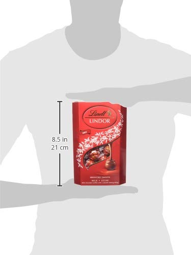 Lindt Lindor Milk Chocolate Truffles Box Large - Approx 26 balls, 337g - Chocolate Truffles with a Smooth Melting Filling - Gift Present or Sharing Box - Father's Day, Birthday, Congratulations