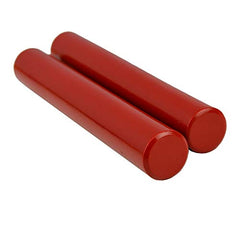 A-Star Red Wood Claves, 20cm - 2Pcs/Pair - Handheld Rhythm Sticks, Wooden Percussion Instrument