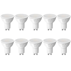 Lepro GU10 LED Bulbs, Warm White 2700K, 4W 345lm, 50W Halogen Spotlight Bulb Equivalent, Energy Saving GU10 LED Light Bulbs, 100° Wide Beam, Non-dimmable, Pack of 10