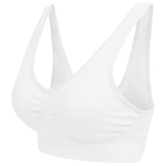 Blu Apparel Multipack Seamless Comfort Bras - 3 Pack (S Black/White/Nude)