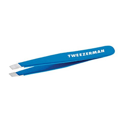 Tweezerman Bahama Blue Stainless Steel Mini Slant Tweezer