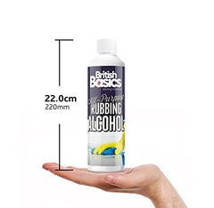 BritishBasics All Purpose Rubbing Alcohol   Isopropyl 99% Pure Isopropanol IPA for Cleaning 500ml