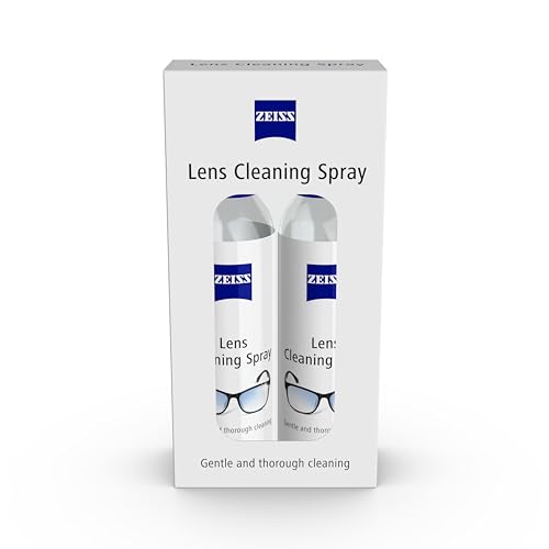 ZEISS Lens Cleaning Spray, Twin Pack for Cleansing Optical Surfaces, Glass and Plastic Cleaner, for Glasses, Spectacles, Cameras, Microscopes, Digital Screens and Ski Goggles,120 ml (Pack of 2)