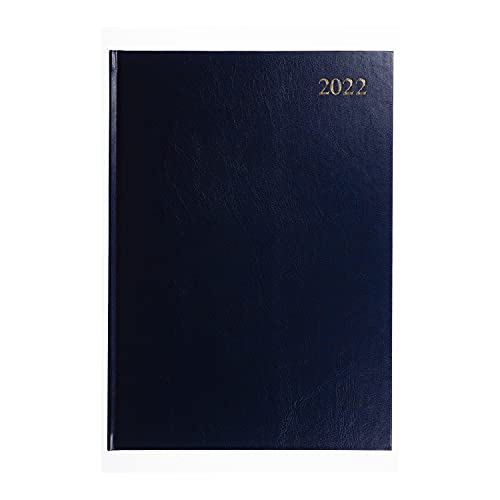 Collins Essential A5 Day to Page Appt 2022 Diary - Blue