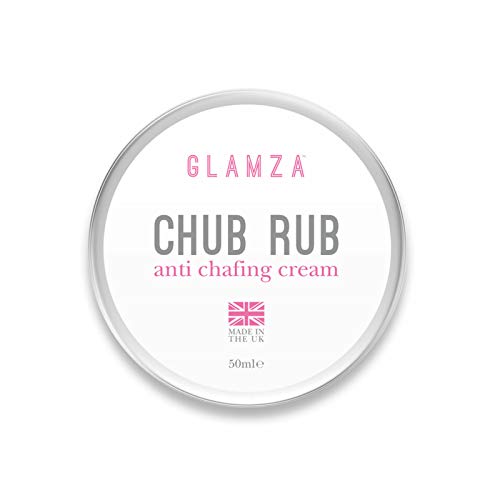 Glamza Chamois Cream Chub Rub’ Anti Chafing Cream for Men & Women - Prevents Chaffing for Cyclists, Runners and More 50ml