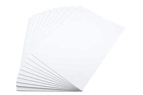 House of Card & Paper A4 White Card 180gsm x 50 Sheets Per Pack A4 (297 x210mm) HCP370