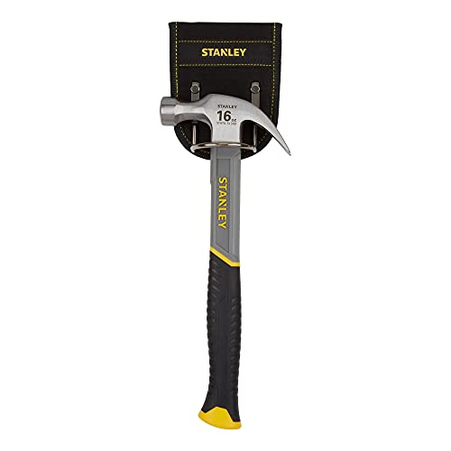 STANLEY STHT0-51309 16oz Fiberglass Curved Claw Hammer, 450g