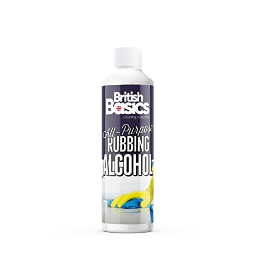 BritishBasics All Purpose Rubbing Alcohol   Isopropyl 99% Pure Isopropanol IPA for Cleaning 500ml