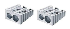 STAEDTLER Double Hole Quality Aluminium Pencil Sharpener (2)