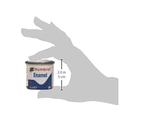 Humbrol Enamel Paint No 127 US Ghost Grey - Satin,14 ml (Pack of 1)