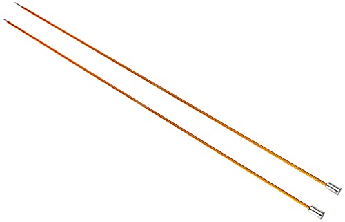 Knit Pro KP47262 Zing: Knitting Pins: Single Ended: 30cm x 2.25mm, 2.25mm Gold