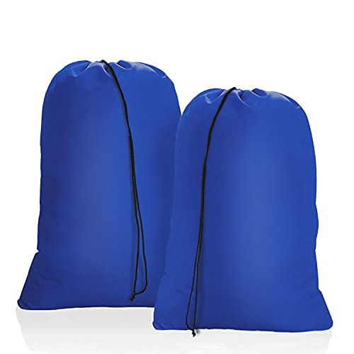 OTraki Large Travel Laundry Bags with Drawstring 20 x 24 inch 2 Pcs Heavy Duty Organizer Bag Foldable Laundry Bag Tear Resistant Storage Bag for Dirty Clothes Toys Hamper Basket Camp Home College Dorm