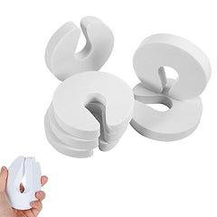 6pcs Door Finger Guards,Safety Door Stoppers,White Foam Child Door Stopper Baby Safety Finger Pinch Guard Child Door Stopper Prevent Children's Fingers from Being Pinched by The Door