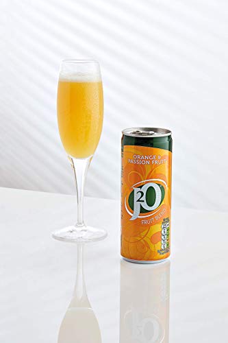 J2O Fruit Juice, Orange and Passionfruit, 250ml Cans (Pack of 12)