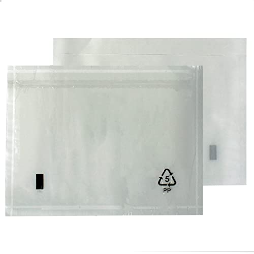 Triplast 100 x A6 Plain Document Enclosed Wallet (158 x 110 mm)   Peel & Seal Clear Plastic Envelopes/Sleeves/Pockets/Wallets   Attach Invoices, Packing Lists & Delivery Notes to Parcels