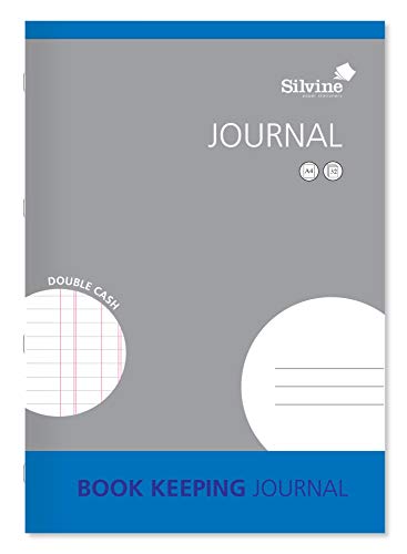 Silvine A4 Book Keeping Journal, 32 Pages Printed 'Double Cash' - Ref SJA4J