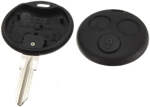 Multibao Smart Car 3 Buttons Remote Key Fob Case Shell City Roadster Fortwo Forfour Blade