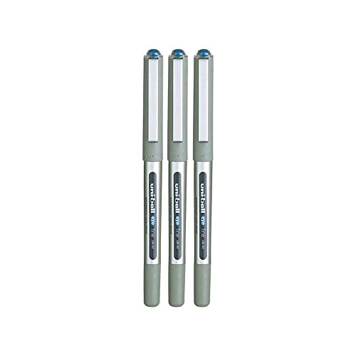 uni-ball EYE UB-157 Rollerball Pen BLUE [Pack of 3] Medium 0.7mm Ball