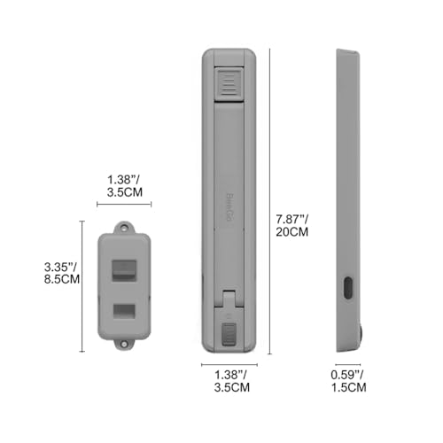 BeeGo® 1 Pc- child lock window, window restrictors for upvc, Wooden, Metal, Aluminum Window Frames, Self Adhesive, No Tools or Drilling child window locks, Easy to Install window blocker, Grey