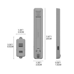 BeeGo® 1 Pc- child lock window, window restrictors for upvc, Wooden, Metal, Aluminum Window Frames, Self Adhesive, No Tools or Drilling child window locks, Easy to Install window blocker, Grey