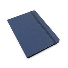 Silvine A5 Executive Hardback Notebook / Journal Blue. 160 Lined Pages of 90gsm Premium Ivory Paper, 197BL