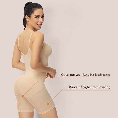 ATTLADY Bodysuit for Women Shapewear Slimming Shaping Tummy Control Body Shaper