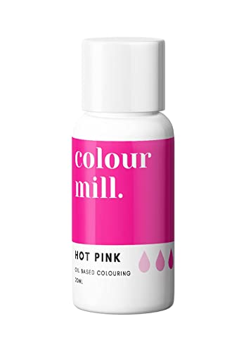 Colour Mill Edible Food Paint Colouring Liquid Cake Cookie Dye for Baking Icing Sugarpaste Fondant (20ml) Hot Pink