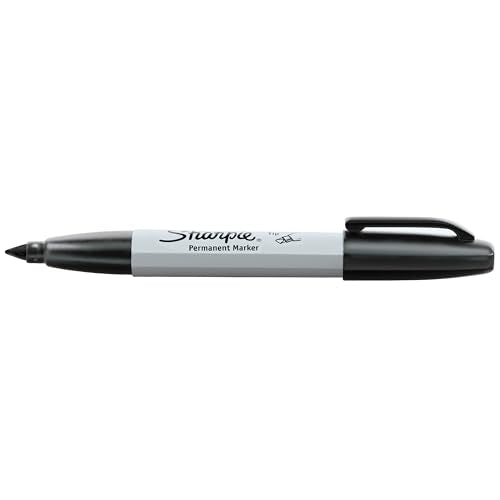 Sharpie Permanent Markers   Chisel Tip   Black   2 Count