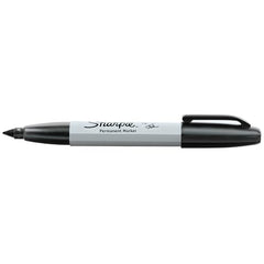 Sharpie Permanent Markers   Chisel Tip   Black   2 Count