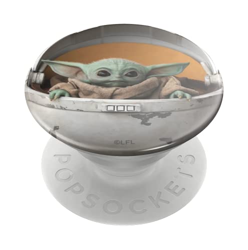 PopSockets: PopGrip Expanding Stand and Grip with a Swappable Top for Phones & Tablets - The Child Pod (Baby Yoda)