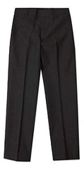 14/15 2pk Boys School Trousers (14.15 Years, Charcoal)