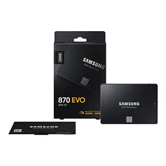 Samsung SSD 870 EVO, 250 GB, Form Factor 2.5 Inch, Intelligent Turbo Write, Magician 6 Software