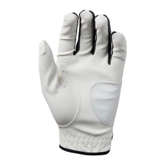 Wilson Men's Feel Plus Left Hand Golf Gloves, White, Medium/Large