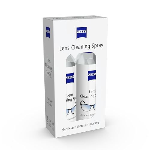 ZEISS Lens Cleaning Spray, Twin Pack for Cleansing Optical Surfaces, Glass and Plastic Cleaner, for Glasses, Spectacles, Cameras, Microscopes, Digital Screens and Ski Goggles,120 ml (Pack of 2)