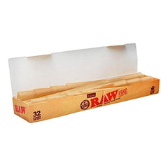 RAW 18615 Classic Pre-Rolled Cone King Size-32 Pieces-109 mm-Basic32, Paper