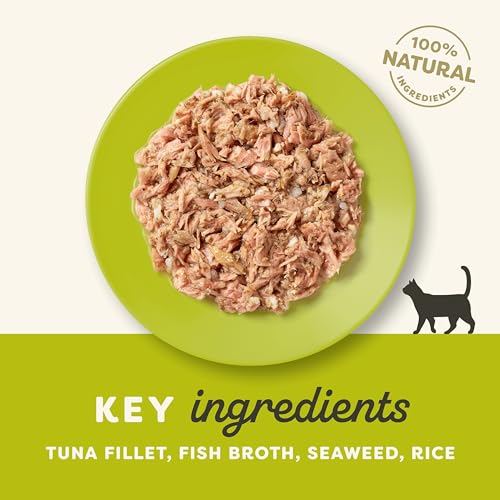 Applaws 100% Natural Cat Food, Tuna Fillet and Seaweed, 70 g Tin (Pack of 24)