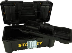 Stanley STST1-75515 Low Essential Tool Box, Black/Yellow, 12.5-Inch