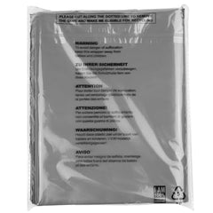 100 x (8″ x 10″) 205mm x 254mm Self Seal Clear Poly Bags with Suffocation Warning in 6 Languages, FBA Polybags (8 inches X 10 inches)