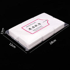 300 Pcs Lint Free Wipes For Nails, Nail Wipe Pads Lint Free Art UV Gel Polish Absorbent Remover Wipes Meltblown for Diy Nail