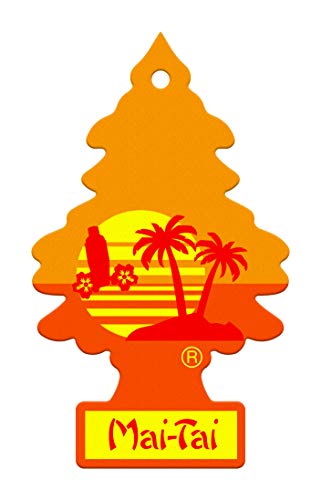 Little Trees Air Freshener Tree MTR0063 Mai Tai Fragrance For Car Home Boat Caravan - Single Pack