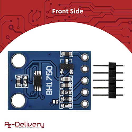 AZDelivery GY-302 BH170 Light/Brightness Sensor Compatible with Arduino and Raspberry Pi Including E-Book!