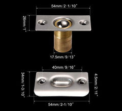 Mousike Closet Door Ball Catch,Stainless Steel Adjustable Ball Catch Door Hardware (8Pack)