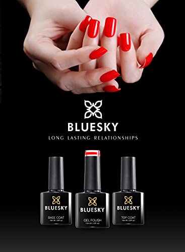 Bluesky Gel Nail Polish, Satsuma Summer Neon29, Bright Orange, Long Lasting, Chip Resistant, 10 ml (Requires Drying Under UV LED Lamp)