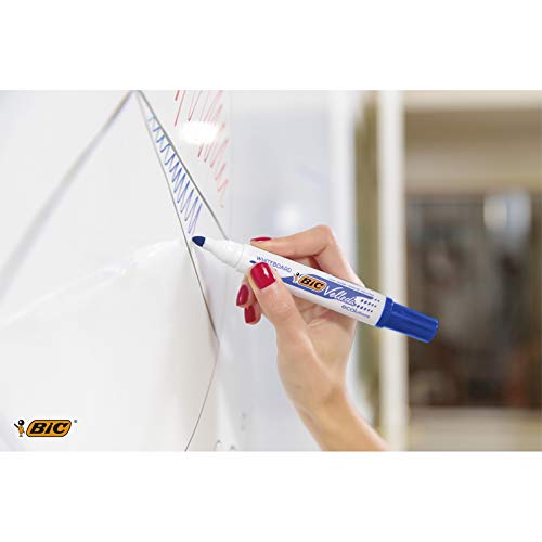 Bic TS-140038 Velleda 1701 Dry Wipe Bullet Tip Whiteboard Marker Pen, Pack of 4